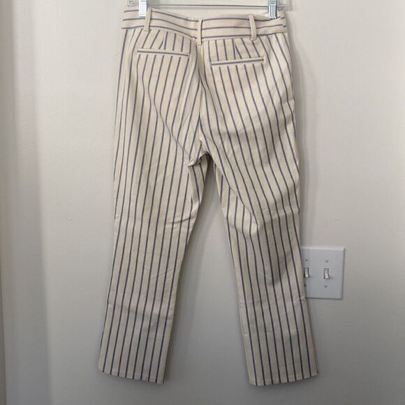 Anthropologie Pinstripe Slim Pants 2 - Picture 5 of 8